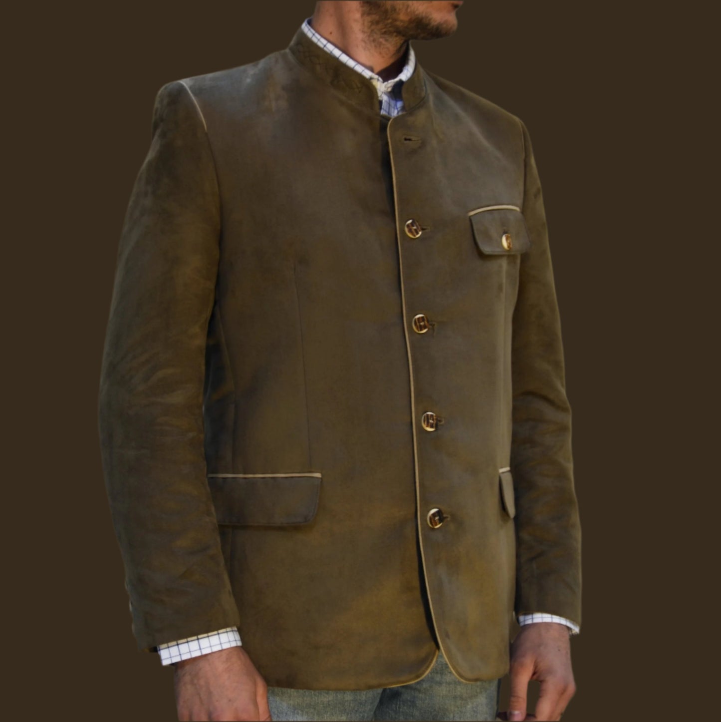 ARIANROD - Mens Hazel Tan Austriaca Jacket