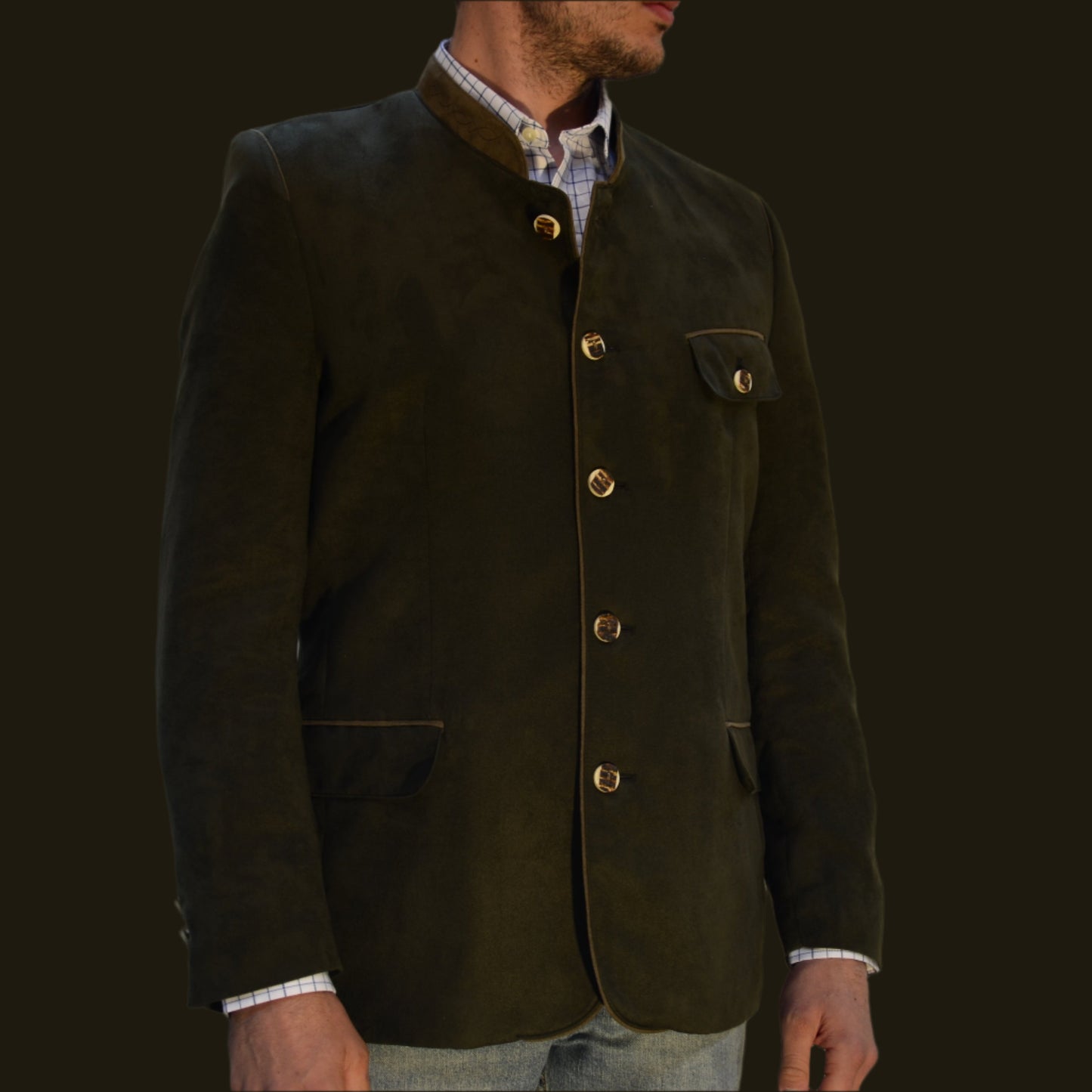 ELEVANT - Mens Hazel Suede Austriaca Jacket